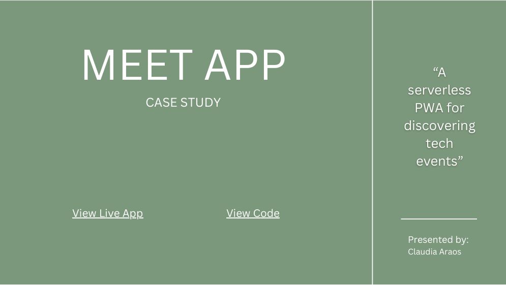 Meet App Case Study - Page 1